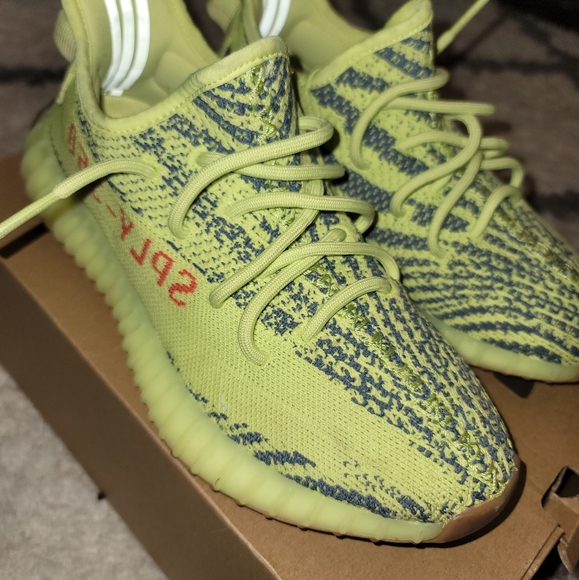 Yeezy frozen yellow sz 7 - Picture 3 of 8